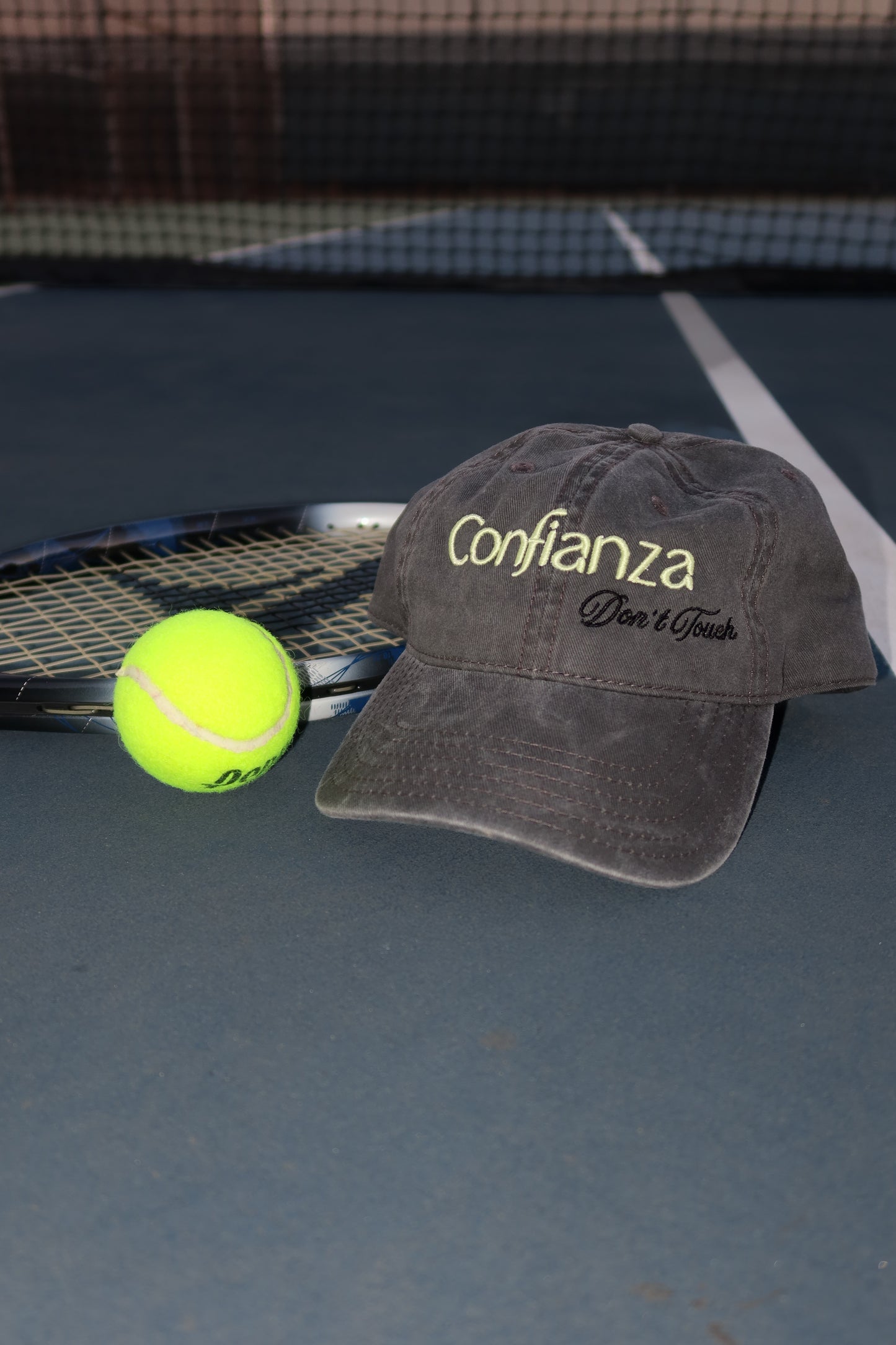 Confianza Grey Washed Dad Hat