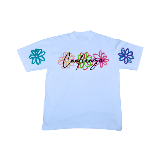 Confianza Summer Floral Graphic Tee
